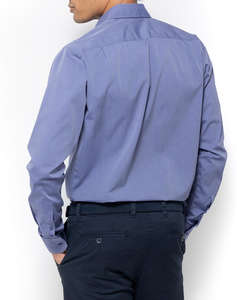 THE BOSTONIANS РИЗА ПОПЛИН CUSTOM FIT Plain POPLIN Semi-rex Custom FIT