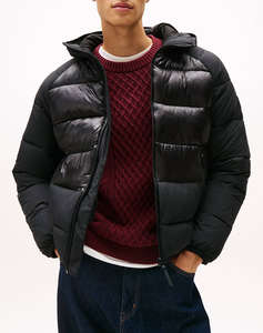 TOMMY JEANS TJM HOODED GLOSS MATT PUFFER EXT