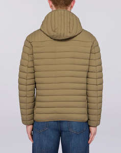 TRUSSARDI PADDED -GIACCA IMBOTTITA CON CAPPUCCIO IN NYLON CRINKLE