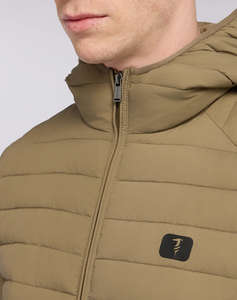 TRUSSARDI PADDED -GIACCA IMBOTTITA CON CAPPUCCIO IN NYLON CRINKLE