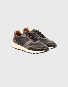 LA MARTINA MENS SHOES GREY SUEDE
