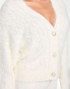 GUESS LS VN KINAKO FUZZY CARDIGAN ПЛЕТЕНИ ДАМСКИ ДРЕХИ