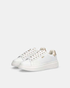 LIU JO SPORT BABOL 01 - SNEAKER TUMBLED LEATHER WOMENS SHOE