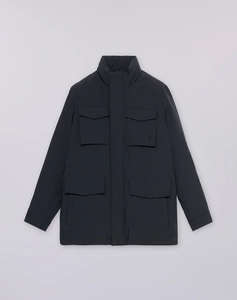 TRUSSARDI OUTERWEAR -FIELD JACKET IN TECH POLY