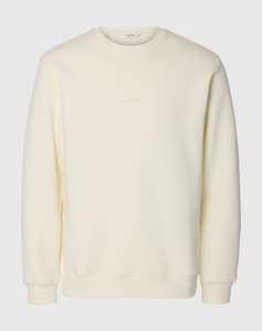 SELECTED SLHHANKIE LOGO CREW NECK SWEAT NOOS