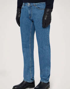 TRUSSARDI JEANS-5 TASCHE 370 CLOSE IN DENIM BABY BLUE STONE WASHED