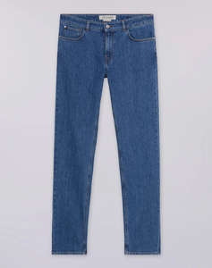 TRUSSARDI JEANS-5 TASCHE 370 CLOSE IN DENIM BABY BLUE STONE WASHED