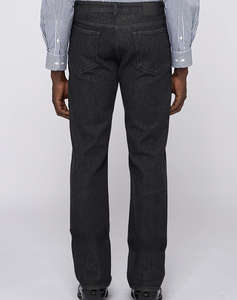 TRUSSARDI JEANS-5 TASCHE 370 CLOSE IN DENIM BLACK STONE WASHED