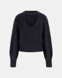 GUESS LS MN YUKI FUZ CUT-OUT SWEATER ПЛЕТЕНИ ДАМСКИ ДРЕХИ