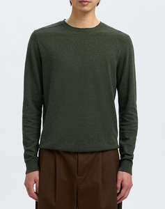 SELECTED SLHBERG CREW NECK NOOS