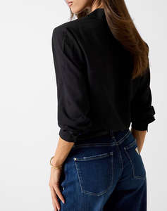 GUESS LS FLORE LOGO HOTFIX SHIRT ДАМСКА РИЗА