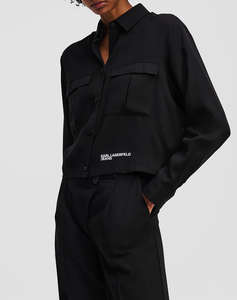 KARL LAGERFELD JEANS KLJ UTILITY BLOUSE