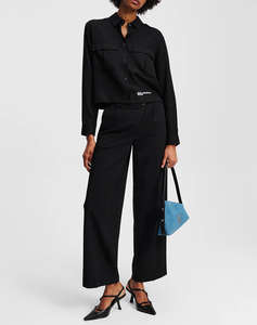 KARL LAGERFELD JEANS KLJ UTILITY BLOUSE