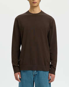 SELECTED SLHTORINO LS KNIT CREW NECK NOOS