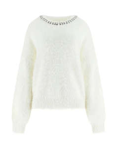 GUESS LS CN ARISA RHINESTONE SWTR ПЛЕТЕНИ ДАМСКИ ДРЕХИ