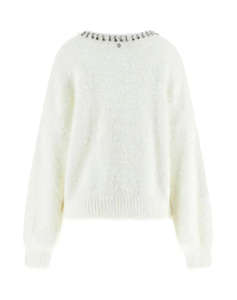 GUESS LS CN ARISA RHINESTONE SWTR ПЛЕТЕНИ ДАМСКИ ДРЕХИ