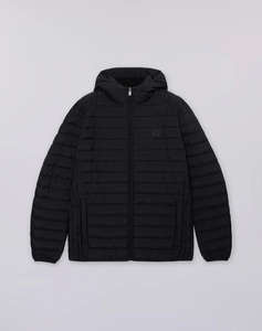 TRUSSARDI PADDED -GIACCA IMBOTTITA CON CAPPUCCIO IN NYLON CRINKLE