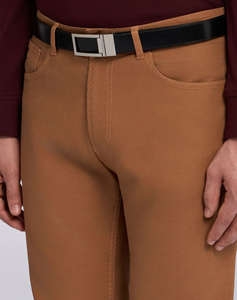 TRUSSARDI BELT-CINTURA IN VITELLO A T REVERSIBILE