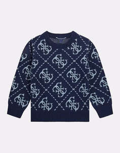 GUESS LS SWEATER KNITTING CHILDRENS BOY