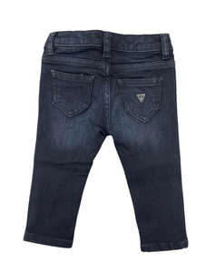 GUESS BLUE BLACK STRAIGHT PANTS TROUSERS CHILDRENS BOY