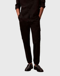 CALVIN KLEIN SKINNY ELASTIC TWILL CARGO PANT