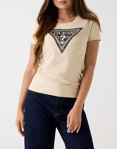 GUESS SS CN TRIANGLE PYTHON TEE ДАМСКА БЛУЗА