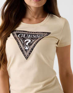 GUESS SS CN TRIANGLE PYTHON TEE ДАМСКА БЛУЗА