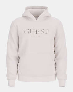 GUESS HOODED BASIC SWEATSHIRT MENS SWEATSHIRT