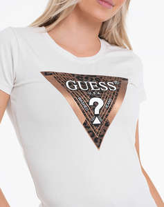 GUESS SS CN LEO TRIANGLE TEE ДАМСКА БЛУЗА