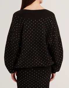 TED BAKER ALIISEE V Neck Hot Fix Jumper