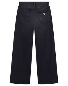 GUESS 90S BLK STR DNM PANTS W/RH CHILDRENS PANTS GIRL