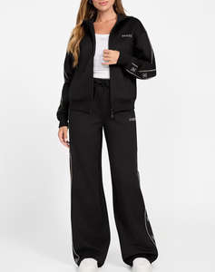 GUESS OCTAVIA WIDE LEG PANTS WOMENS PANTS
