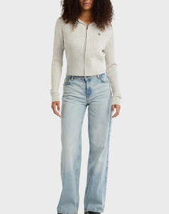 GUESS JEANS GJ LS CABLE HOODIE CARDI ДАМСКА ЖИЛЕТКА