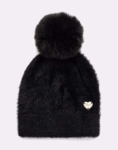 GUESS HAT WITH POM POM GIRL CHILDRENS ACCESSORIES