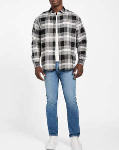 GUESS LS FLANNEL CHECK SHIRT МЪЖКА РИЗА