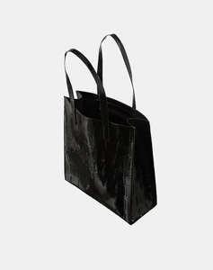 TED BAKER CROCCON Croc Effect Large Icon Bag