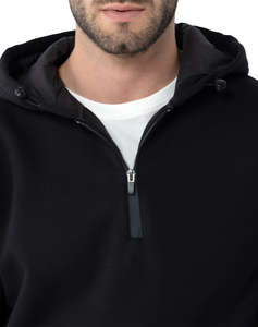 THE BOSTONIANS COTTON SWEATSHIRT HALF ZIP REGULAR FIT QUAL 7262 PAT 9019-00
