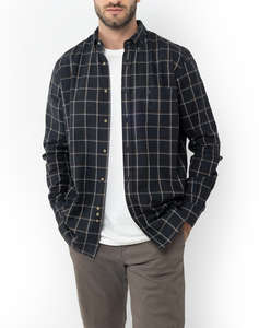 THE BOSTONIANS РИЗА COPLEY REGULAR FIT BigCheck FLANNEL Button-down Regular FIT
