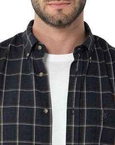THE BOSTONIANS РИЗА COPLEY REGULAR FIT BigCheck FLANNEL Button-down Regular FIT