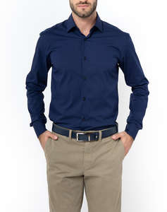 THE BOSTONIANS РИЗА CHESTER ПОПЛИН SLIM FIT Micro Check POPLIN Classic Slim FIT