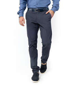 THE BOSTONIANS TROUSERS DOBBY REGULAR FIT