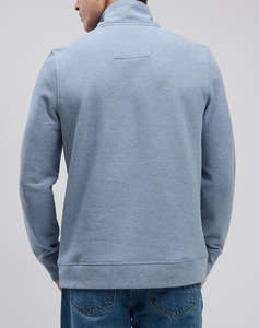 NAUTICA БЛУЗА SWEATSHIRT MM PIQUE FLEECE 1/4 ZIP