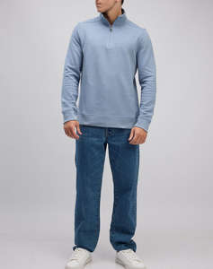 NAUTICA БЛУЗА SWEATSHIRT MM PIQUE FLEECE 1/4 ZIP