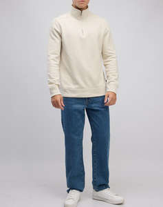 NAUTICA БЛУЗА SWEATSHIRT MM PIQUE FLEECE 1/4 ZIP