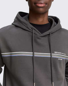 TOM TAILOR PRINTED SWEAT HOODIE MENS SWEATSHIRT