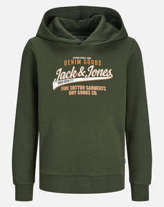 JACK&JONES JJELOGO SWEAT HOOD 2 COL 24/25 NOOS JNR