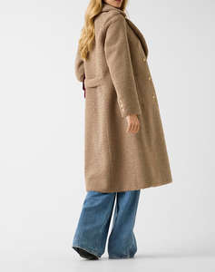 GUESS LAILA FAUX FUR BONDED COAT ДАМСКО ПАЛТО