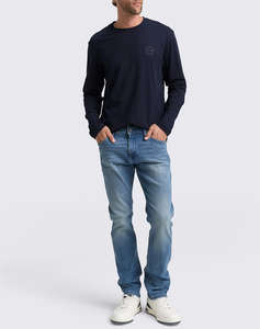 TOM TAILOR PRINTED LONGSLEEVE МЪЖКА БЛУЗА