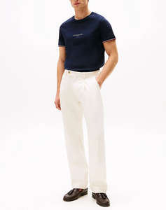 TOMMY HILFIGER TOMMY LOGO TIPPED TEE