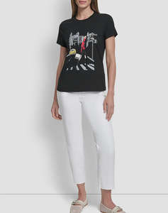 DKNY P5MOEWNA Тениска с къс ръкав DKNY